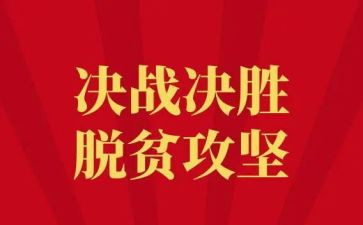 脱贫攻坚我在一线心得体会8篇