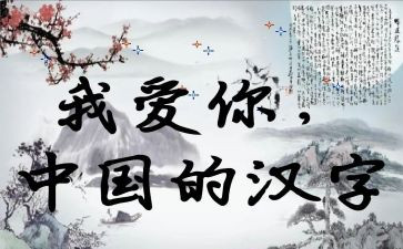 我的汉字情作文5篇