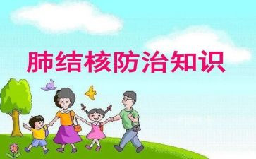 防治结核病宣传活动总结6篇
